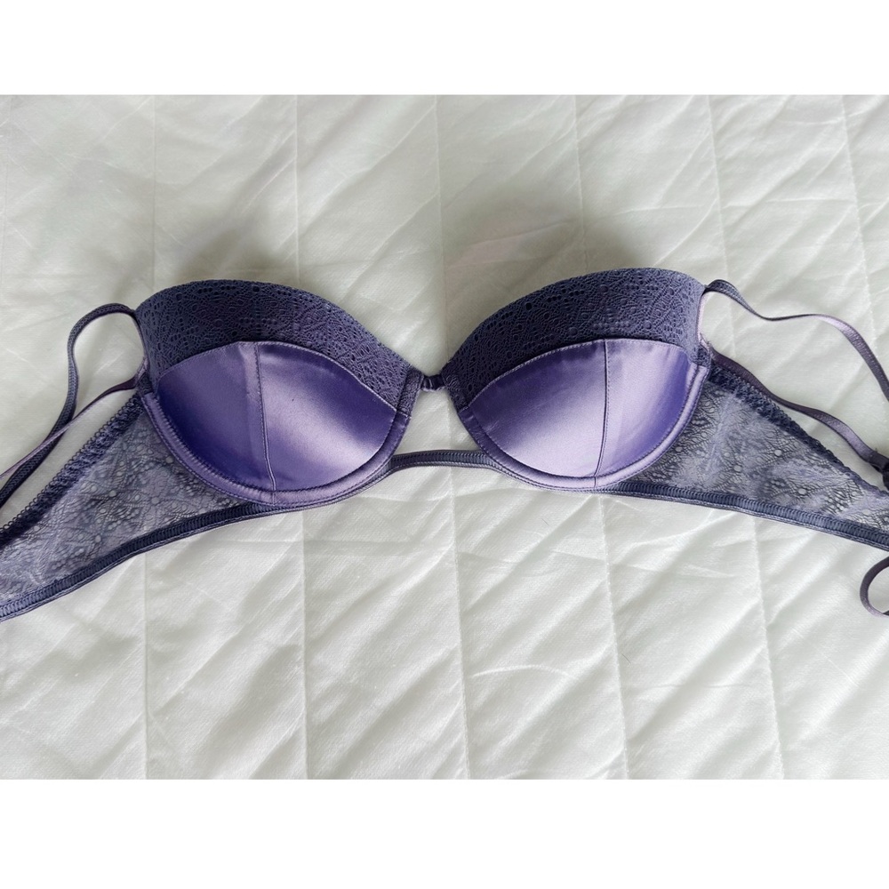 Topshop Purple Lace Bra